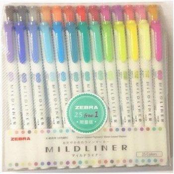 Kreative Textmarker von Zebra
