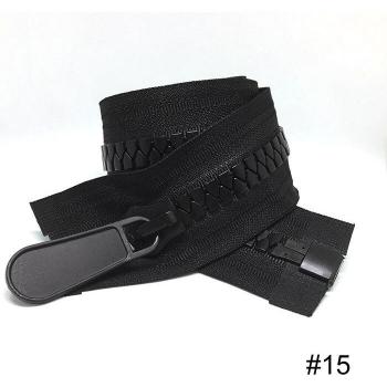 No. 15 Heavy-Duty Resin Zipper for Sewing