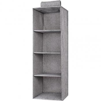Multi-Layer Hanging Storage Organizer for Shoes and Clothes