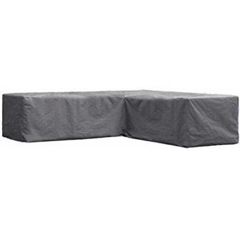 Cubierta de exterior Perel para juego de jardín, gris, 250 cm x 250 cm x 70 cm