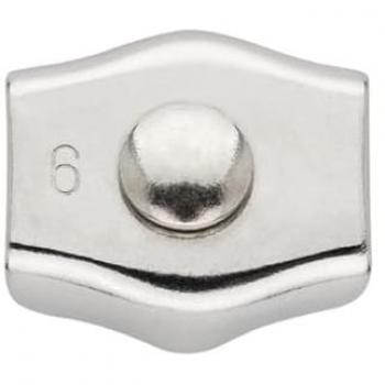 Caisse de 100 serre-câbles plats inox A4, diamètre Ø2 – Kit pratique