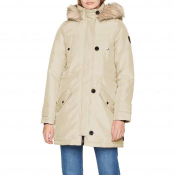 Vero Moda Vmexcursion Expedition Aw18 3/4 Parka, Abrigo para Mujer, Marfil, Talla Small