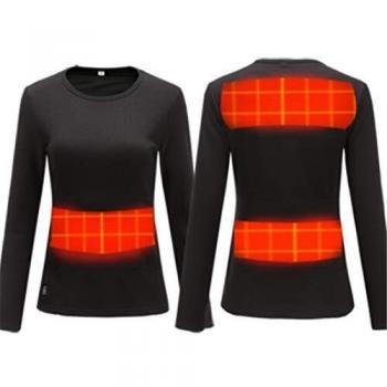 Hiver Isolation thermique USB ÃÉlectrique Femme Sous-vêtements Convient pour le sport, la