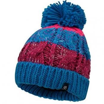 Dare 2b Mädchen Convince Beanie, Kabelstrickmütze, Fleece gefüttert, Meerblau