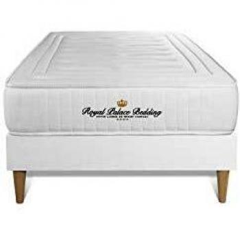 Lancaster 90x190 Ensemble de matelas et sommier à ressorts ensachés