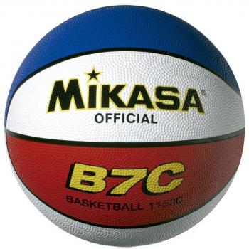 Mikasa B7 Basketball, multicolor, 7‑Größe