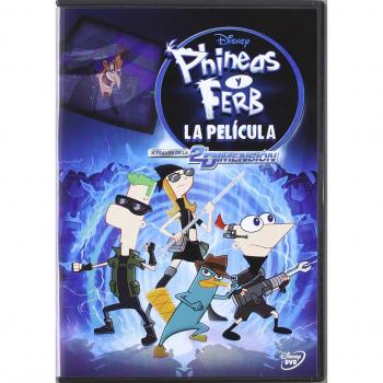Phineas Y Ferb: A Través De La Segunda Dimension [DVD]