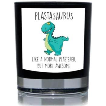 Plastasaurus 60‑Second Black – 20 Cl Candle “Speedy Dark Dino Light”