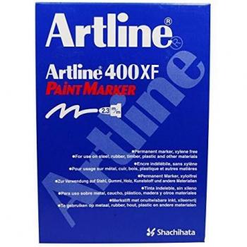 Artline 400 2.3mm Bullet White Liquid Chalk Markers 12 Pack