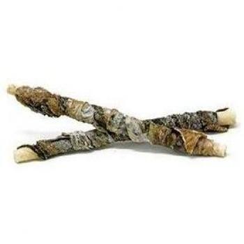Biozoo Stick DE Cuero Trenzado con Piel DE Pescado 500 GRS