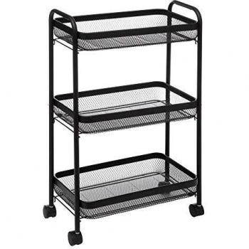 Carrello rotondo Five Mayaj, 4 livelli, nero