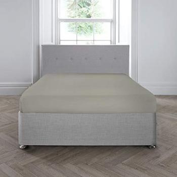 Premium 200TC Silver Deep Fitted Bed Sheet