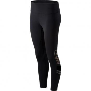 New Balance Achiever Collant Lunghi Nero Oro Donna