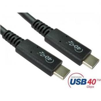 Zertifiziertes 1‑Meter-USB 40 Gbps Kabel von Cables Direct