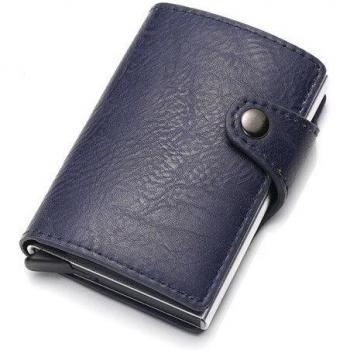 GODOMON Men's Antitheft PU Leather Card Holder