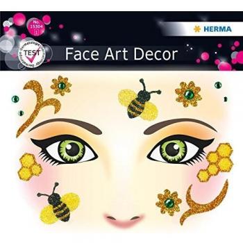HERMA 15304 Face Art Sticker Honey Body-Tattoo Maske Halloween Fasching Party