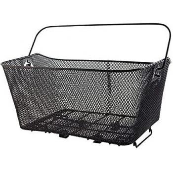 Steel Mesh Utility Basket for Bikes – CGN Cycle Black, 400x300x200 mm Unisex