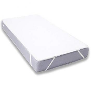 Uniento Protège Matelas Imperméable pour Lit de Blanc (90 cm x 200 cm)