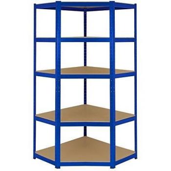 Baldas Esquinera 5 Niveles Acero Azul T‑Rax