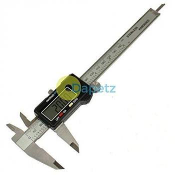 Dapetz Precision 150 mm 6″ Digital Vernier Caliper – Stainless Steel, Feeler Gauge, LCD