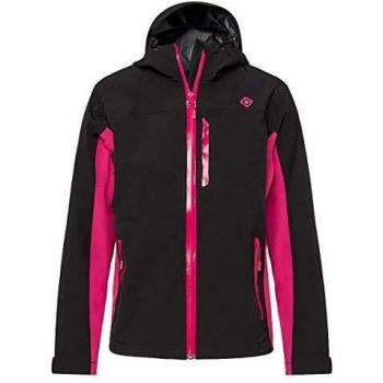 IZAS Katyn wasserdichte Jacke für Damen, Schwarz/Fuxia, XS