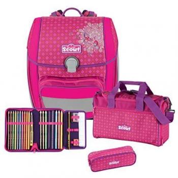 Scout Genius Schulranzen‑Set 4 Teile – „Erste Schritte“