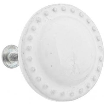 Pomelli in ceramica bianco 4x4,6cm