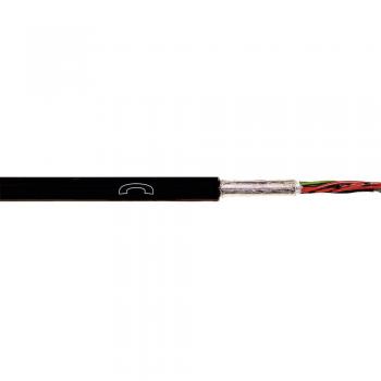 LAPP Telefonkabel 1591150/100 – A‑2Y(L)2Y, 2×2×0,8 mm, Schwarz, 100 m