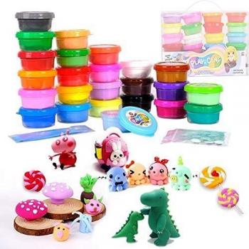 Bricolage en argile TBC – 24 nuances, sans eau, set complet