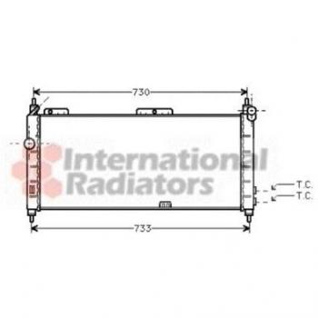 VAN WEZEL 37002203 Kühler für Motoren