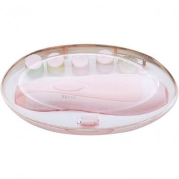 Kit de lima de uñas infantil eléctrico, luz LED y 10 cabezales de pulido