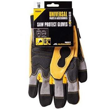 Gants de travail avec protection coupée et renforts en cuir Taille 10