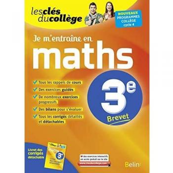 Je m'entraîne en Maths
