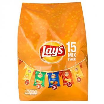 Lays 15‑Stück Mixpack – 413 g