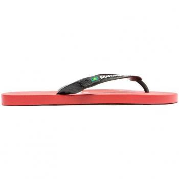 M‑Size Classic Red/Black Flip‑Flops – EU 43-44