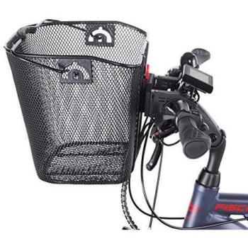 Fischer Fahrrad Black Electric Bike Basket
