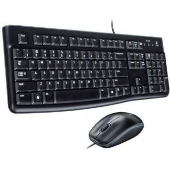 Logitech MK120 teclado USB QWERTZ Suizo Negro