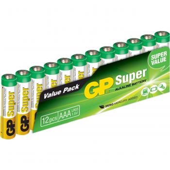 Batterie GP GP24A-2VS12 LR03 Super Alkaline AAA (12-pack)