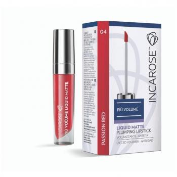 IncaRose Piu' Volume Liquid Matte Plumping Lipstick 04 Passion Red