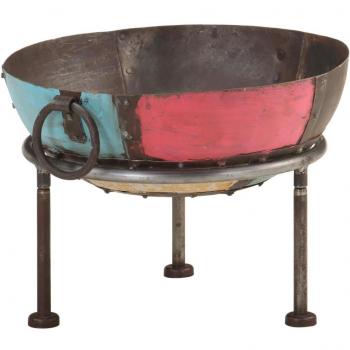 Brasero rustique coloré 40 cm Fer