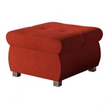 Pouf Arazzo 39x60x60 – Gambe in metallo, modello 122