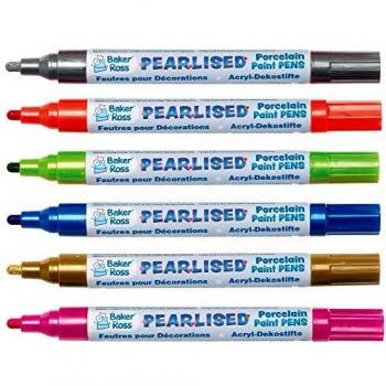 Shimmering Porcelain Paint Pens (Colour Pack A)