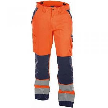 Dassy Unisex-Erwachsener Pantaloni Hose, Orange/Marine, 46