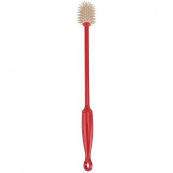 Cepillo de Silicona para Botellas, Bebé y Deporte, Pequeño, Rojo