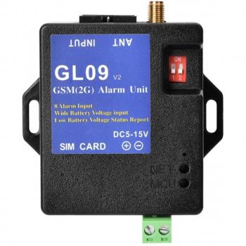 Système de sécurité GSM GL09 8 canaux à piles