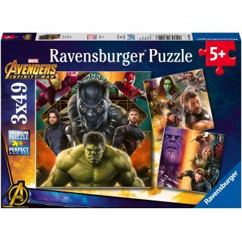 Puzzle 8049 Avengers Infinity 3x49 pezzi Ravensburger