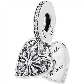 Colgante Pandora corazón de plata 925