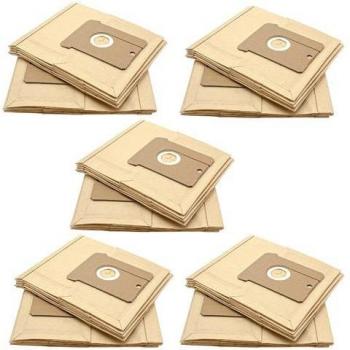 Sacs VH BW 50 unités – Adaptés aux aspirateurs Privileg 067.179, 067.520, 067.632 – Mesure 22 × 25 cm – Sable