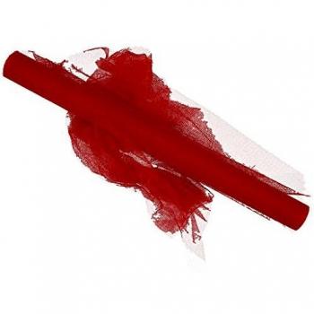 Tulle 50 cm rouge 5 m