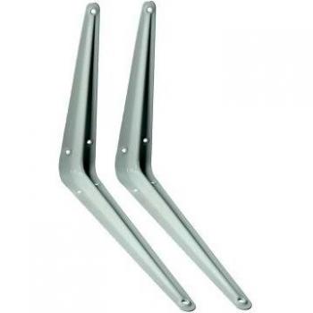 London Series White Shelf Supports – 7 by 9 (175 × 225 mm) – Bundle of 40